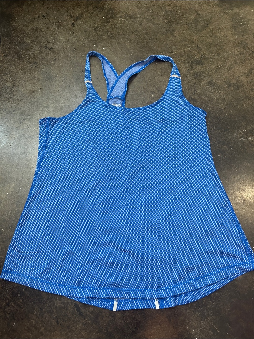 Women’s Performance Racerback Tank Top — Blue